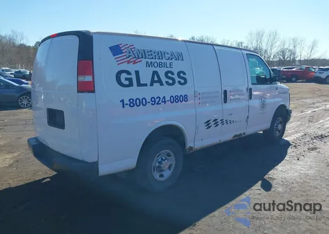 2012 Chevrolet Express 2500 Work Van from USA, damaged, VIN 1GCWGFCAXC1165954